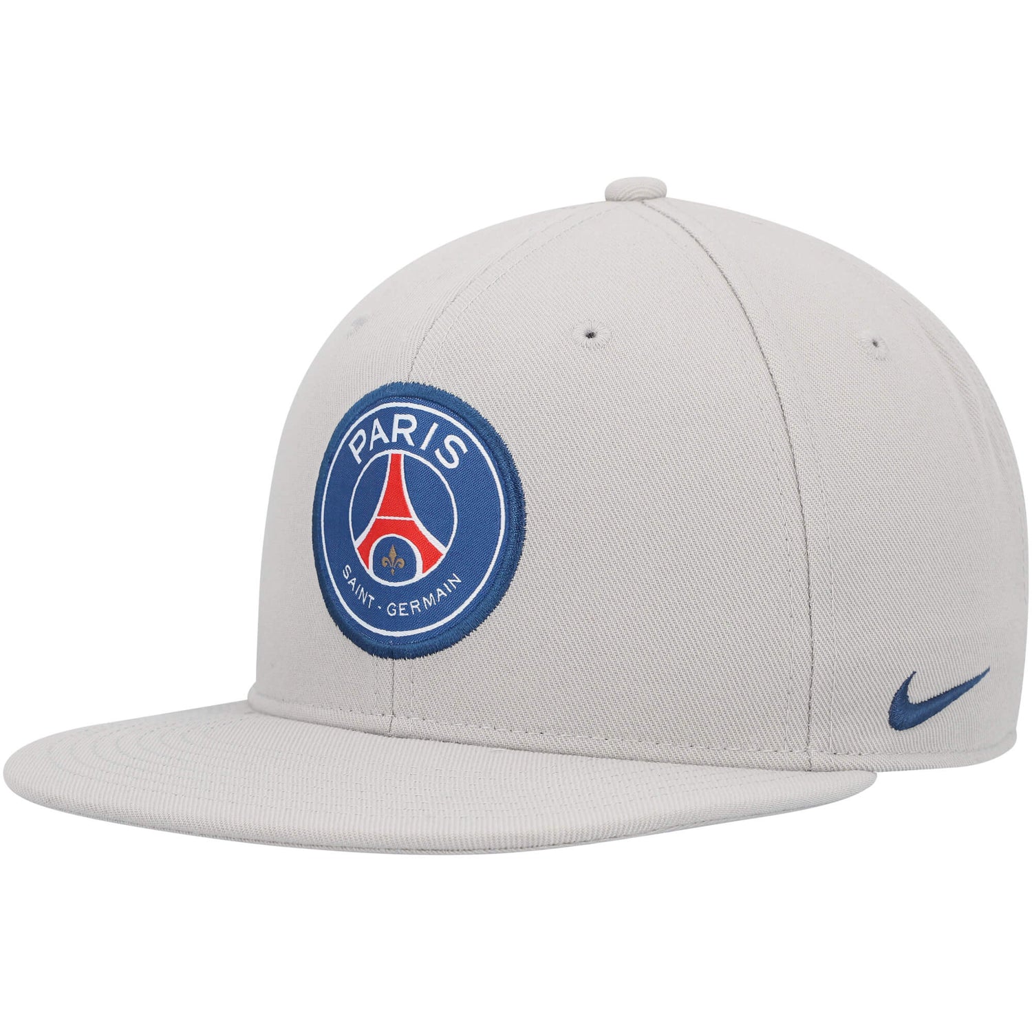 Nike PSG Pro Flatbill Hat - Grey (Front Lateral 1)