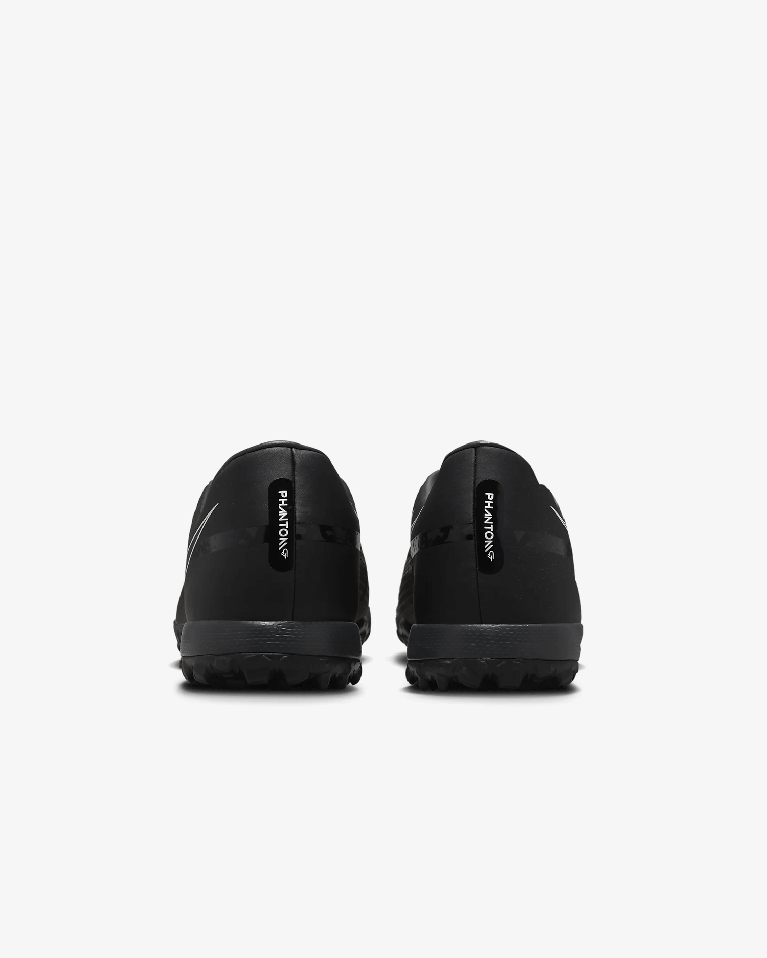 Nike Phantom GT2 Academy Turf - Black-Smoke Grey (Pair - Back)