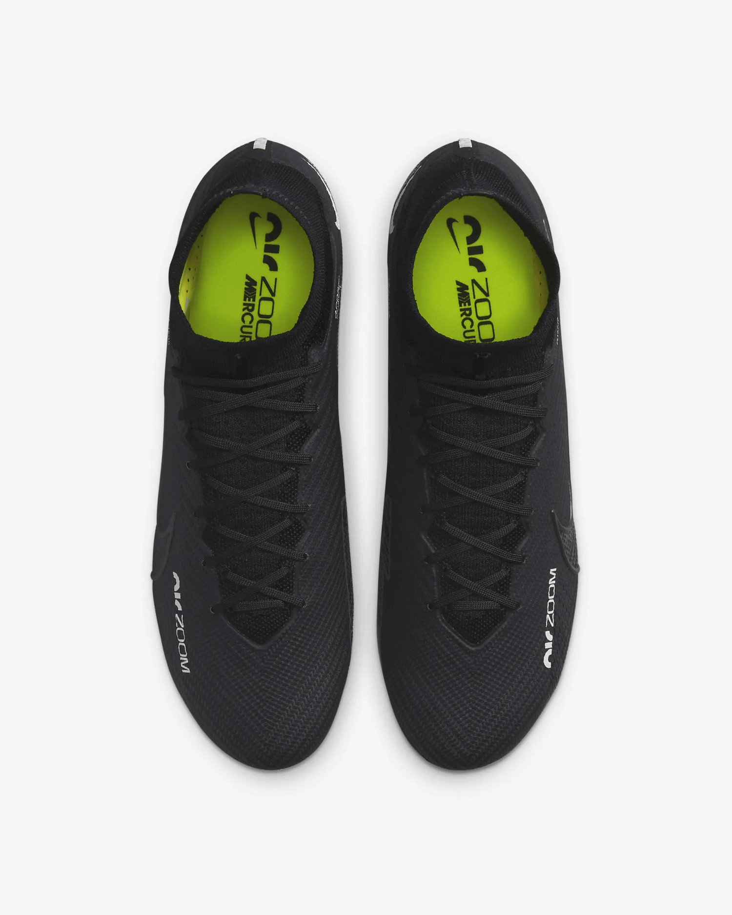 Nike Zoom Superfly 9 Elite FG - Black-Smoke Grey (Pair - Top)