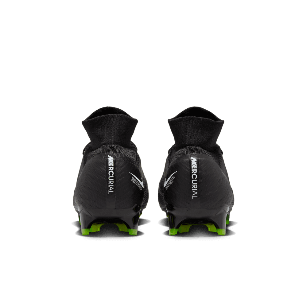 Nike Zoom Superfly 9 Pro FG - Black-Smoke Grey (Pair - Back)