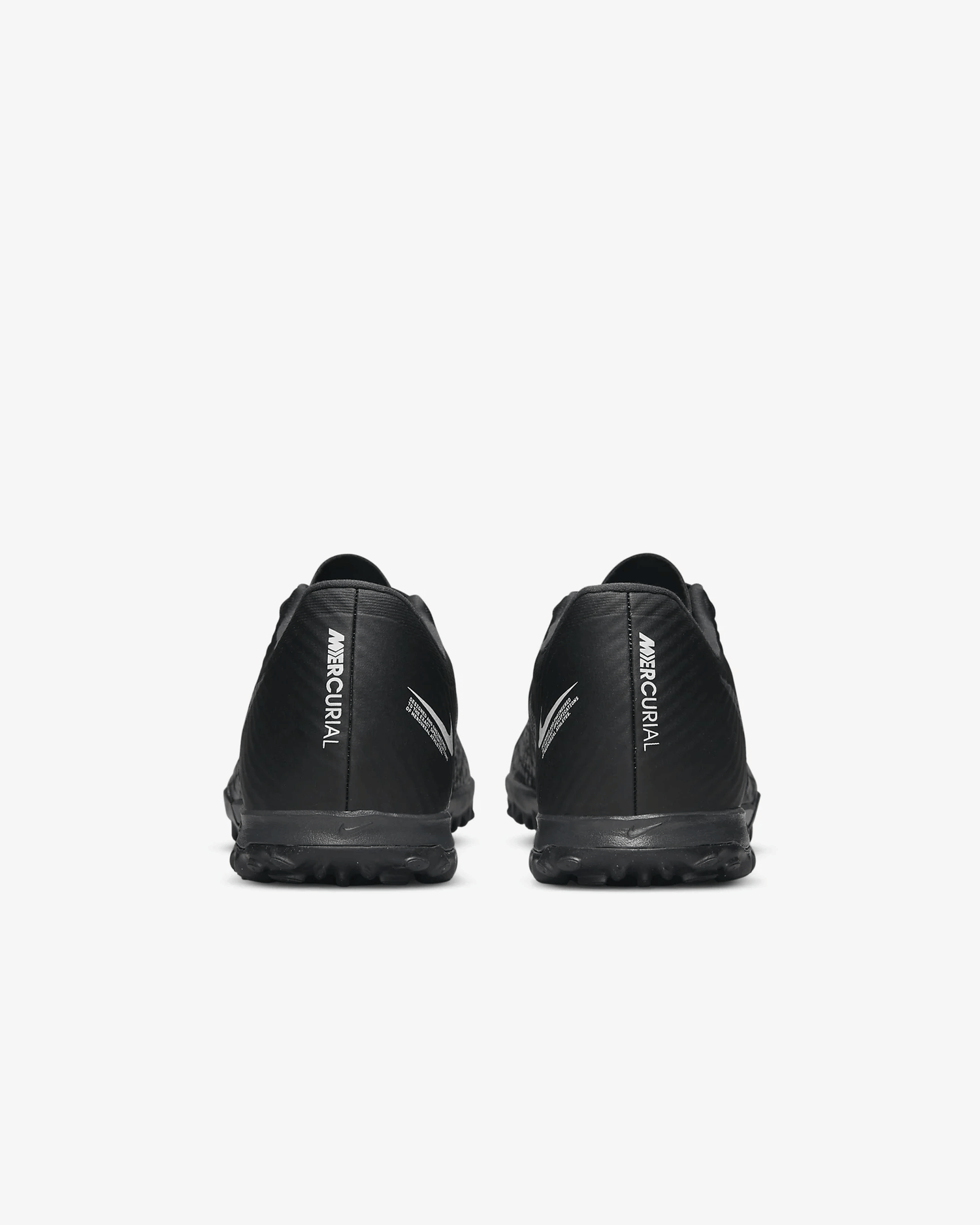 Nike Zoom Vapor 15 Academy Turf Black-Grey (Pair - Back)