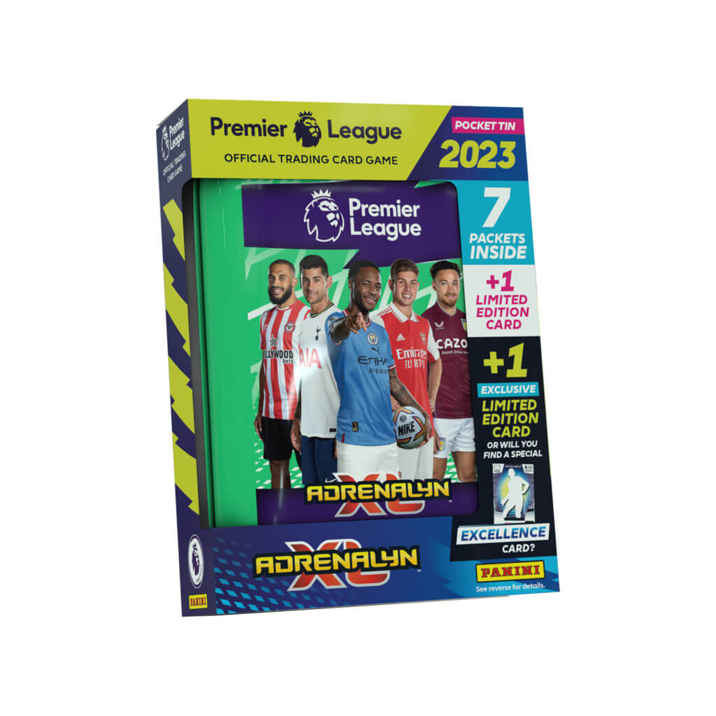Panini 2022-23 Premier League Adrenalyn XL Cards POCKET TIN (Green)