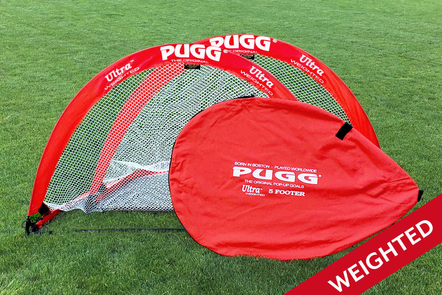 Pugg Ultra Q5 Weighted Pop Up Goal (Pair)