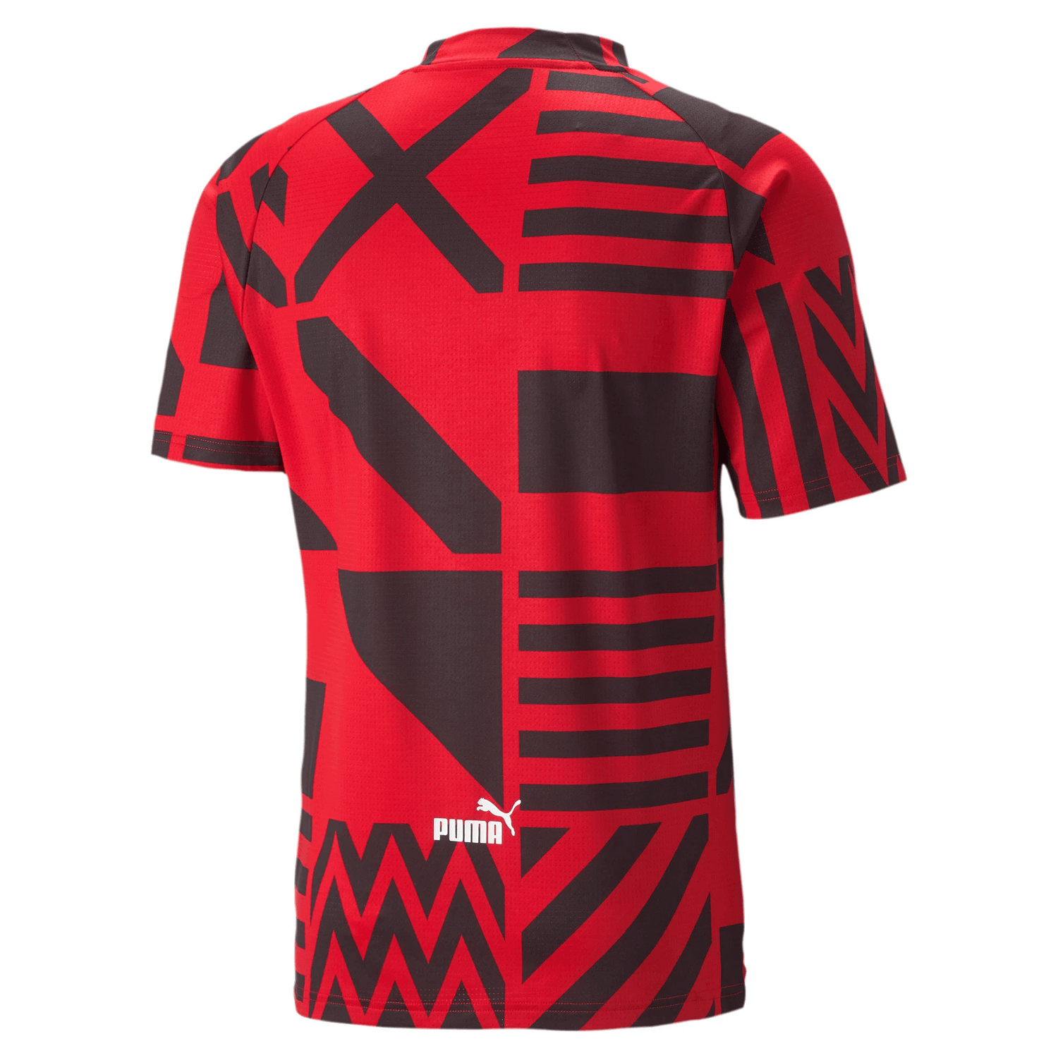 Puma 2022-23 AC Milan Prematch Training Jersey Red-Black (Back)