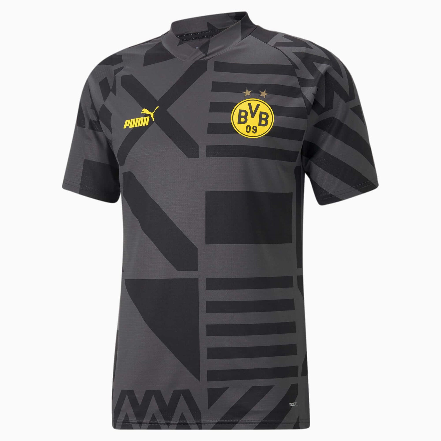 Puma 2022-23 Borussia Dortmund Prematch Training Jersey Black-Yellow