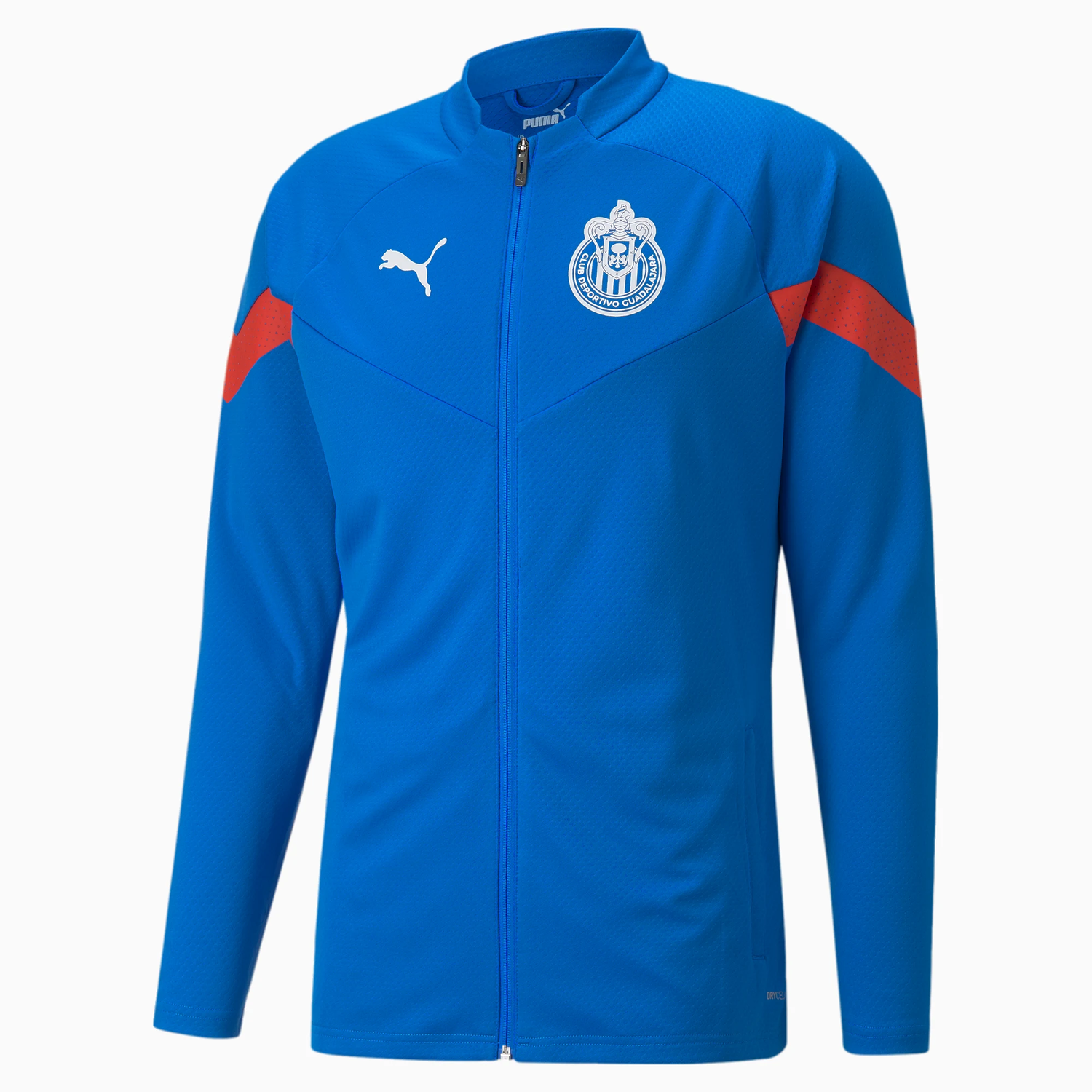 Puma 2022-23 Chivas Training Jacket Blue (Front)