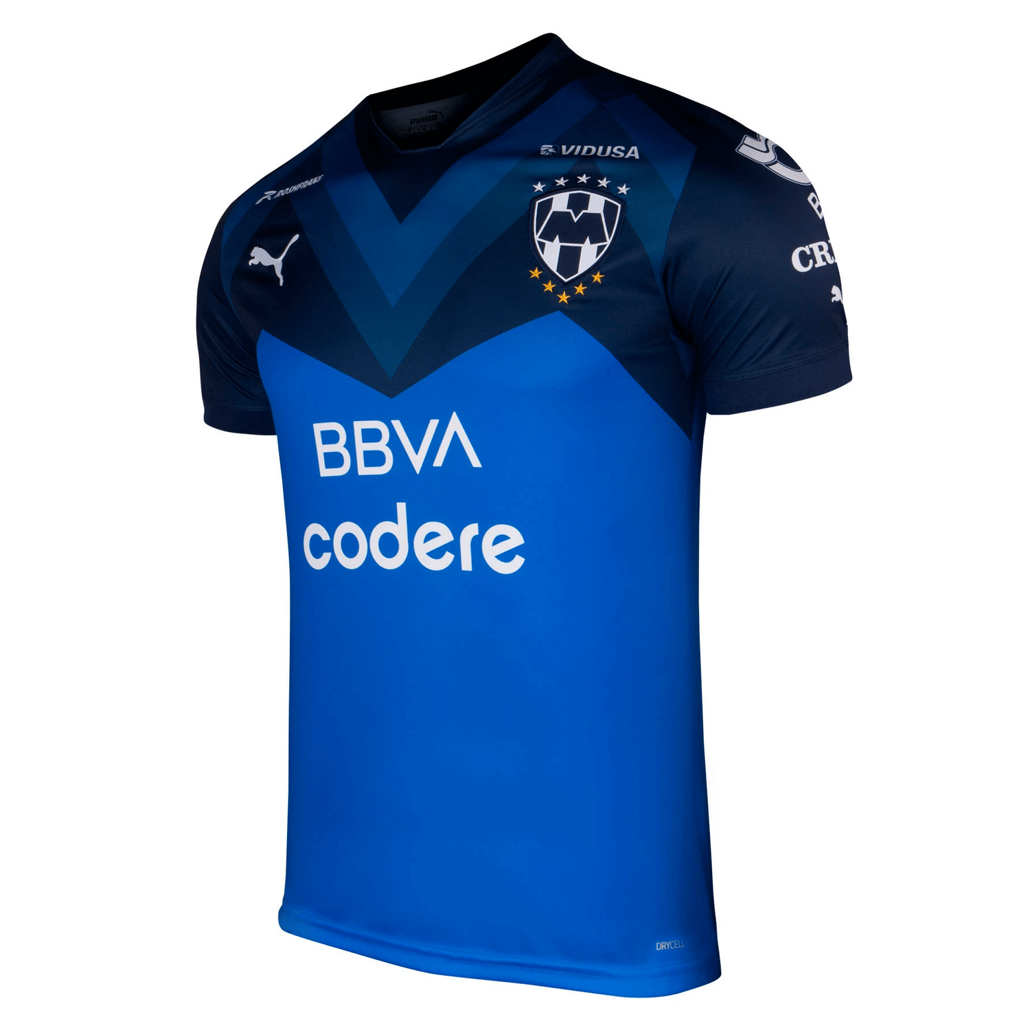 Puma 2022-23 Monterrey Away Jersey - Blue-Black (Diagonal - Front)