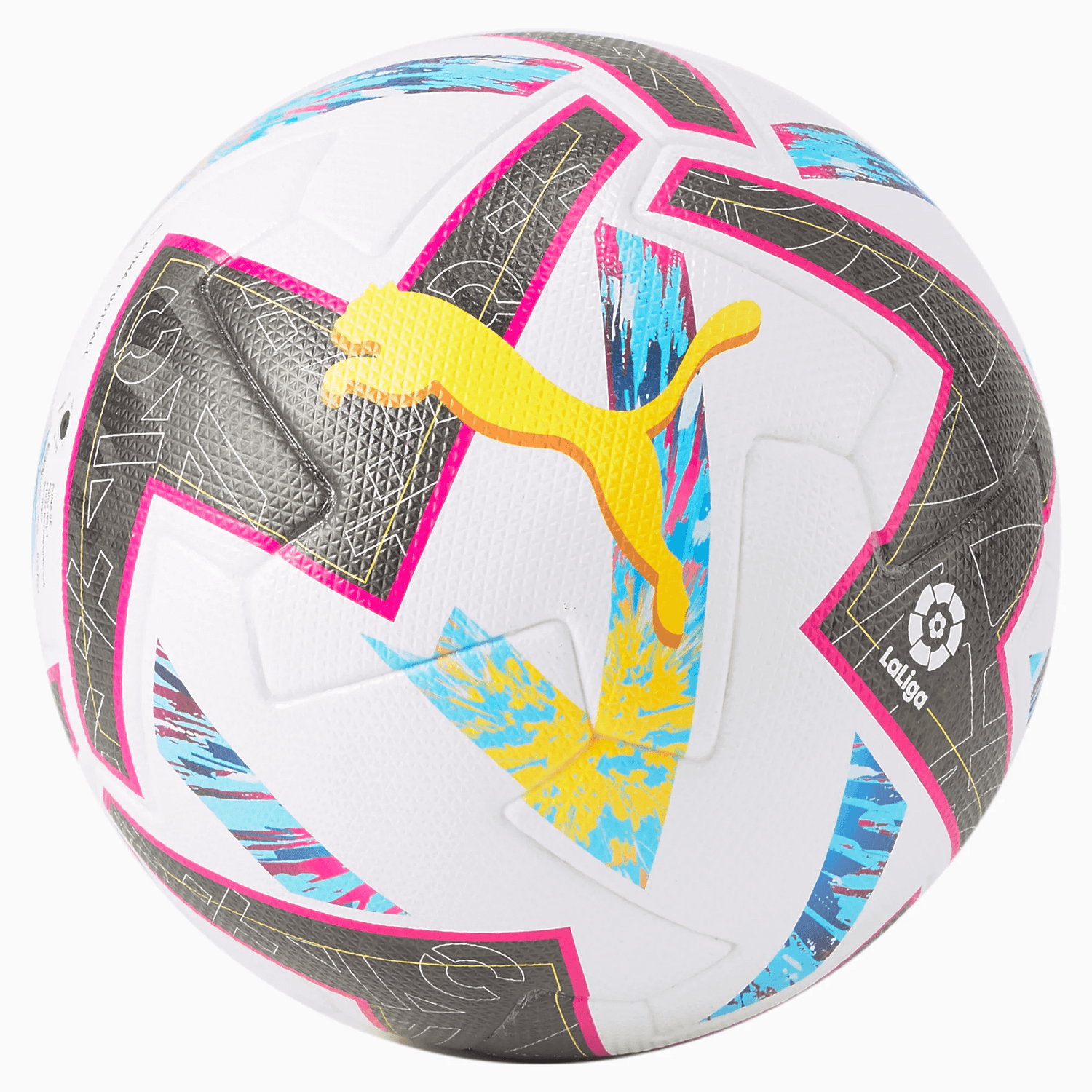 Puma 2022-23 Orbita La Liga FIFA Quality Pro Ball - White-Blue (Back)