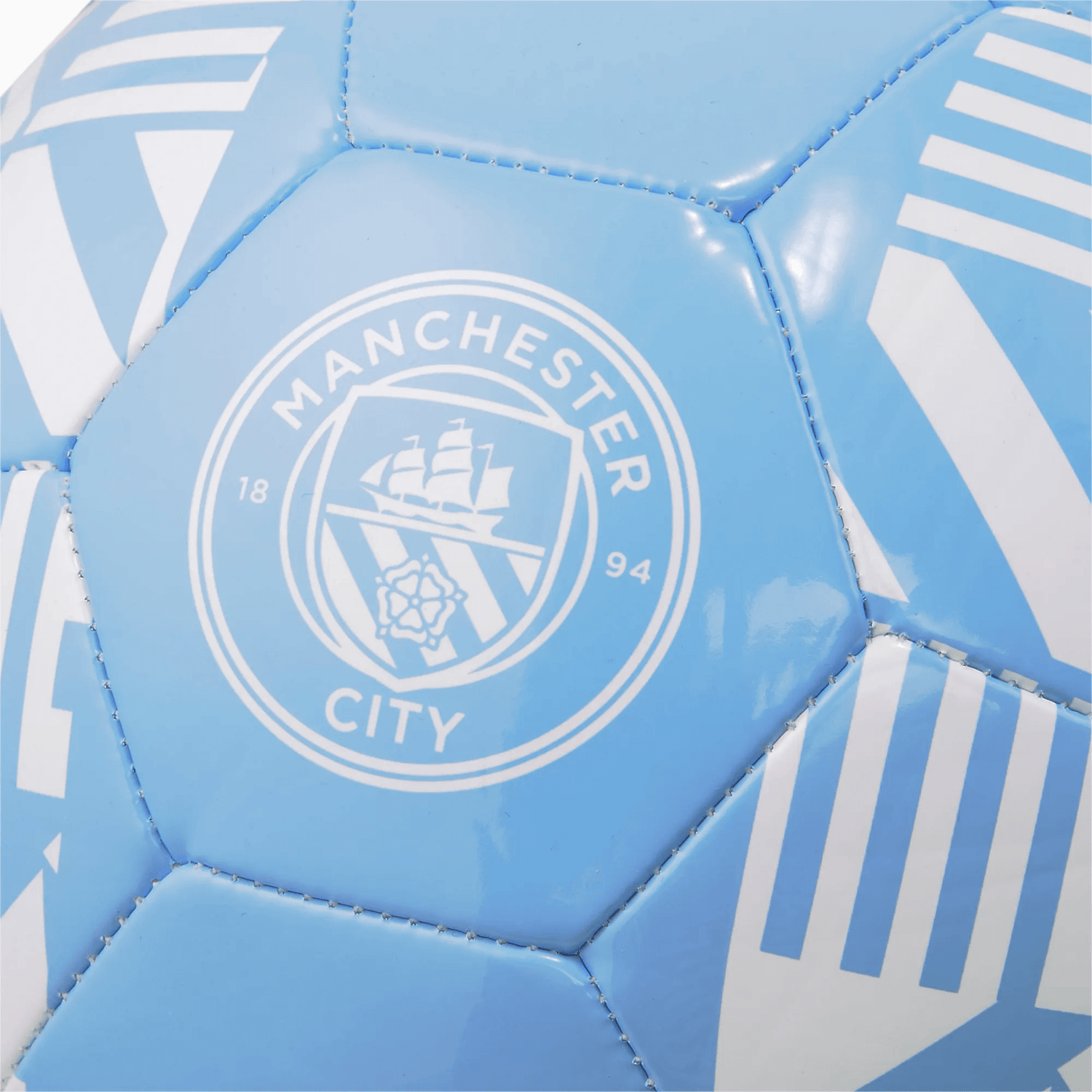 Puma Manchester City 2022/23 Culture UBD Ball - Sky Blue (Detail 1)
