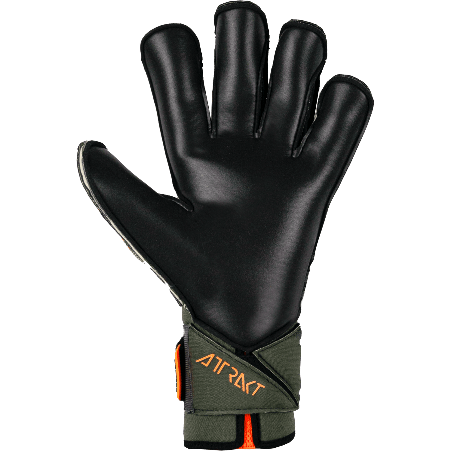 Reusch Attrakt Duo Evolution AdaptiveFlex Goalkeeper Gloves - Desert Green-Shocking Orange (Single - Inner)