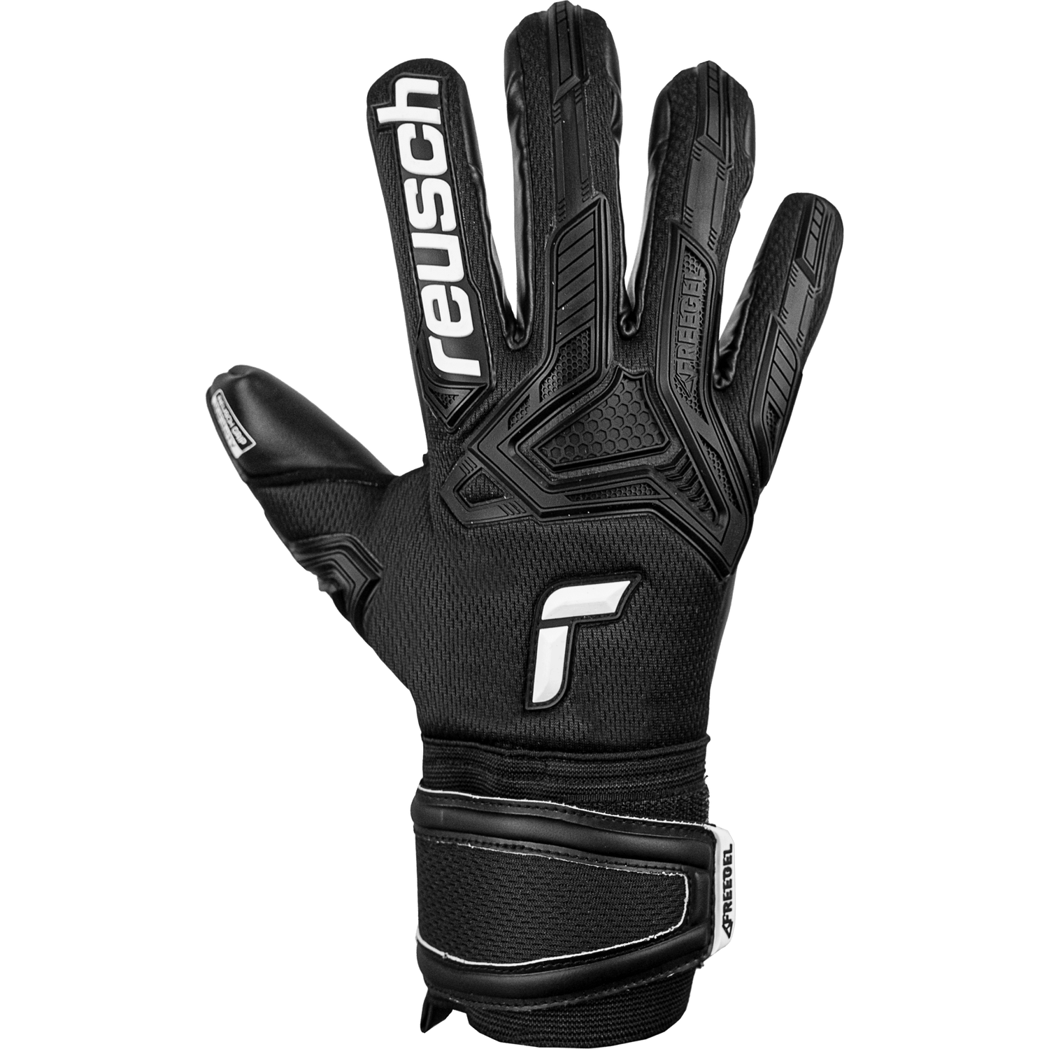 Reusch Attrakt Freegel Infinity FS Goalkeeper Glove - Black (Single - Outer)