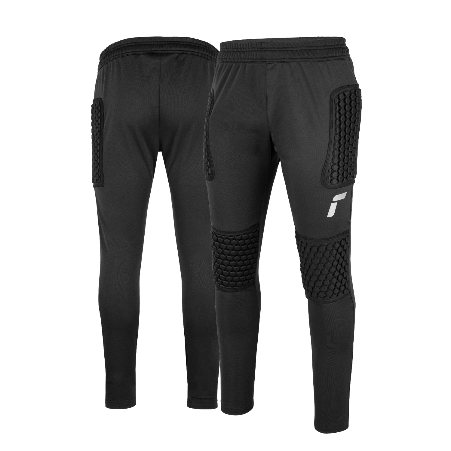 Reusch Contest II GK Pant Advance - Black (Front and Back)