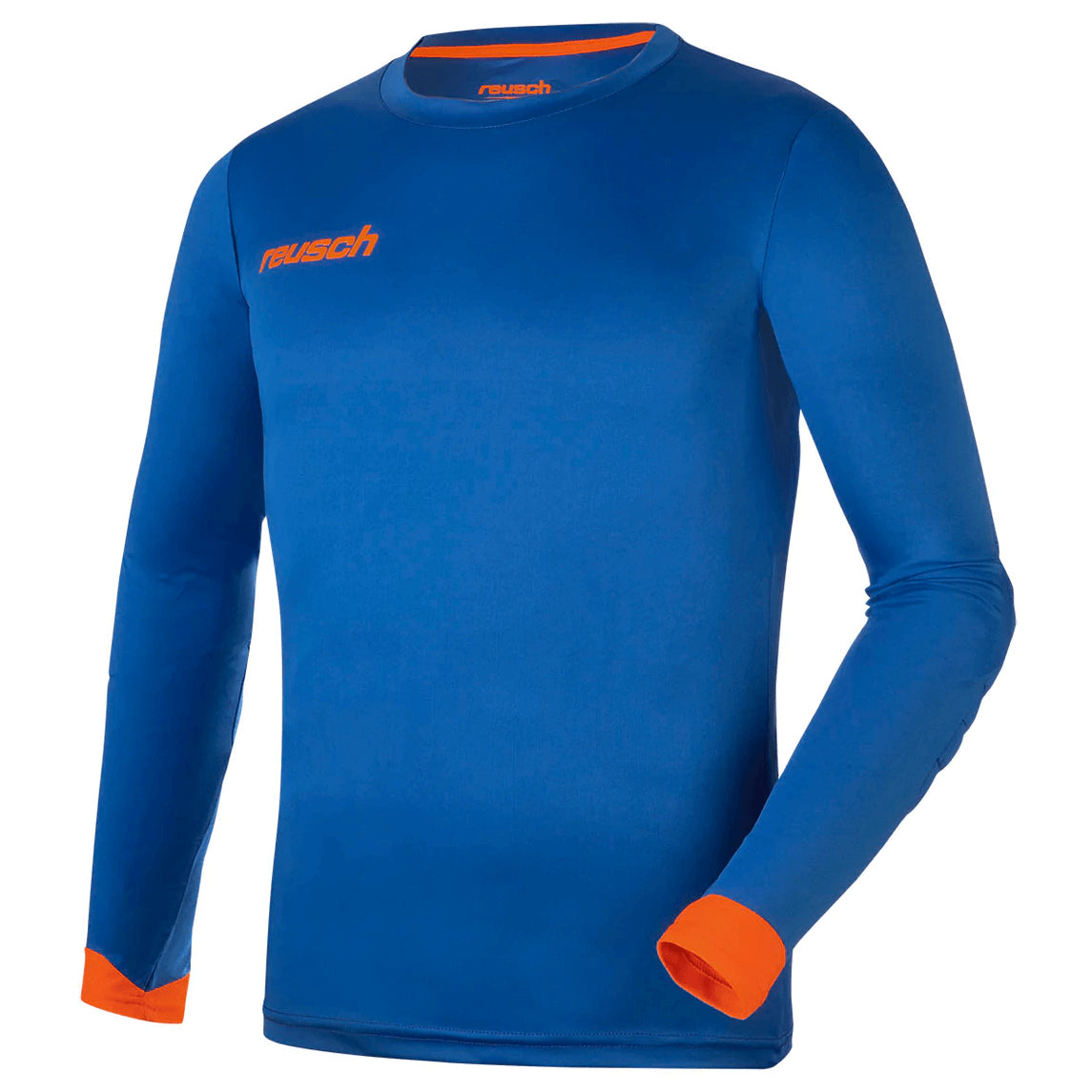 Reusch JR Match Long-Sleeve Goalkeeper Jersey - Blue-Orange (Front)