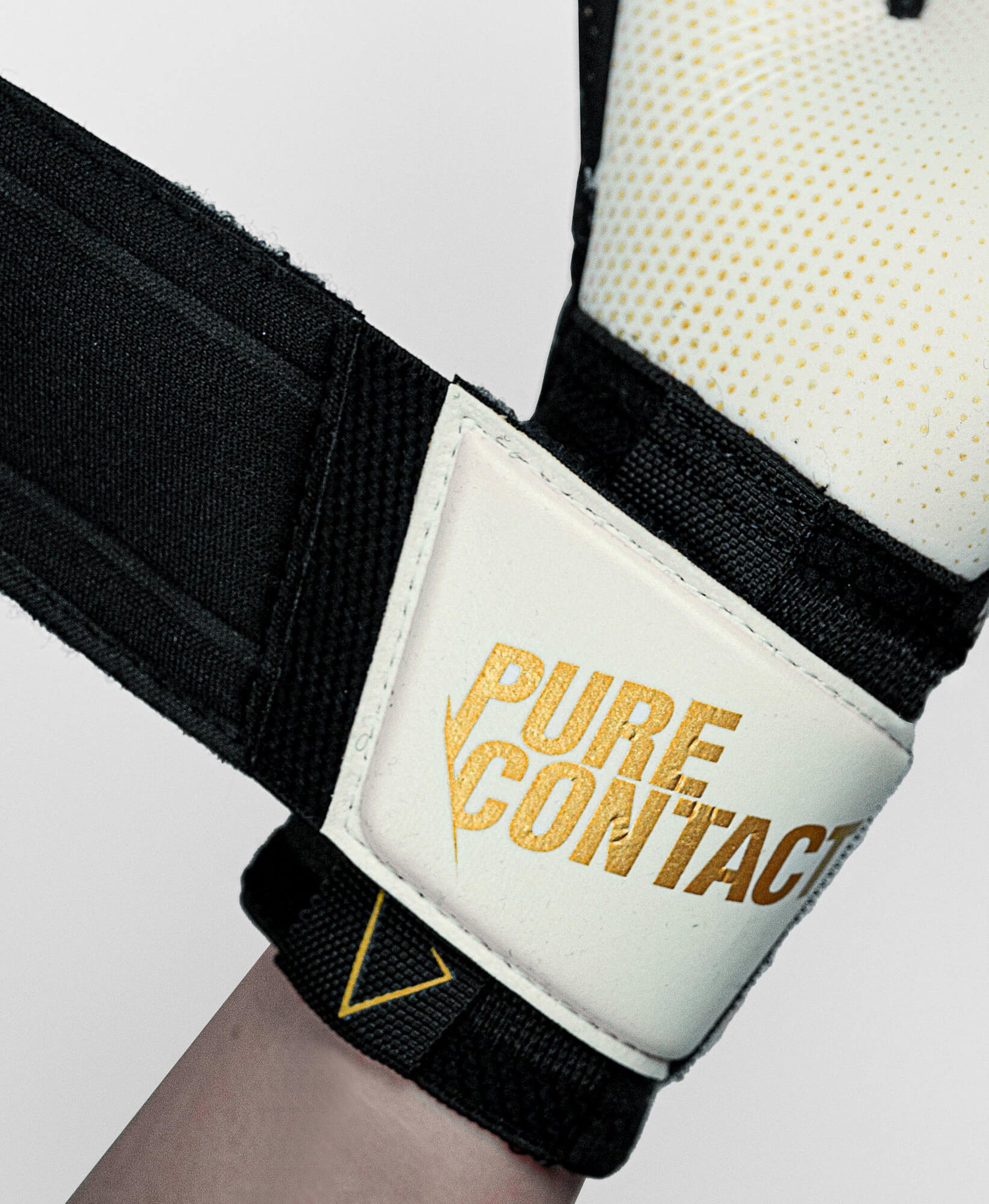 Reusch Pure Contact Gold X Glueprint Goalkeeper Gloves - Black-Gold (Detail 3)