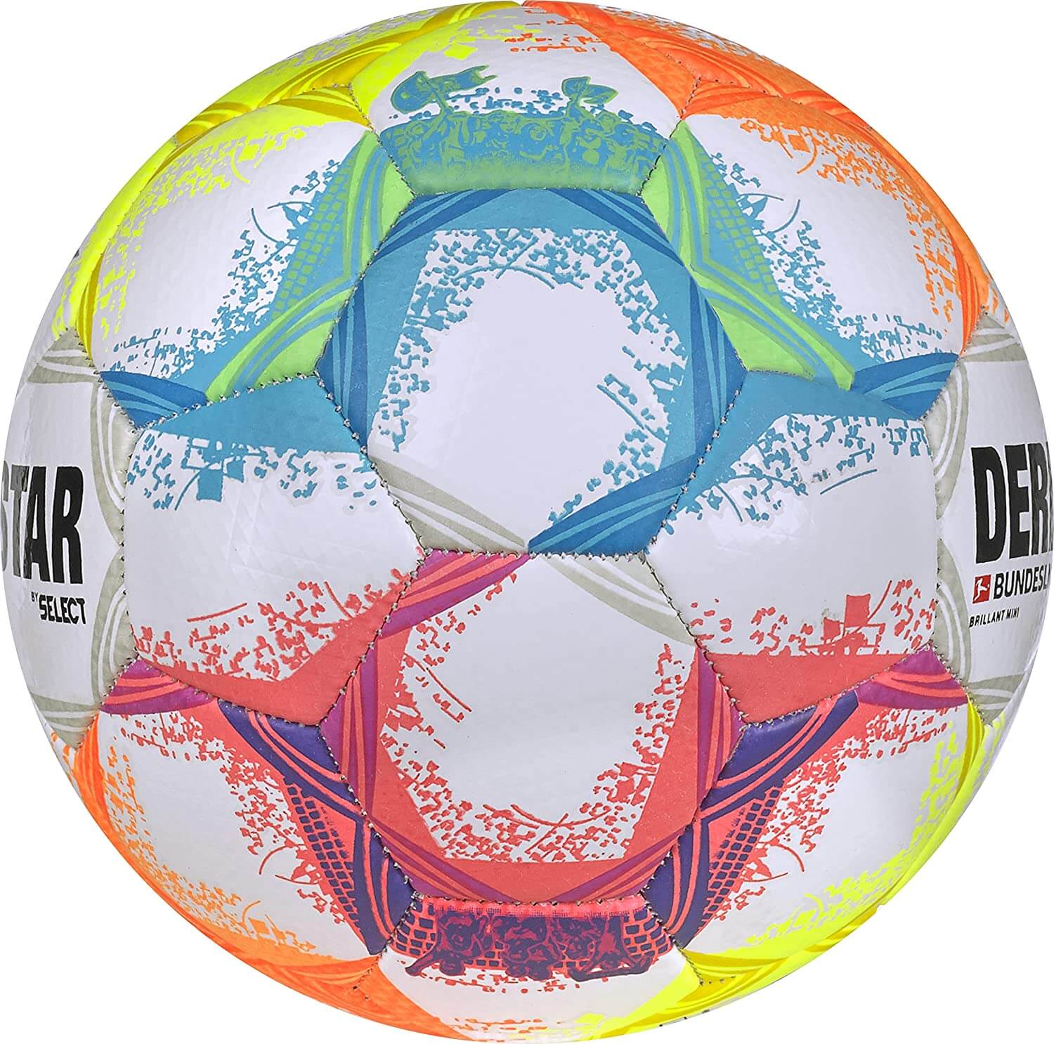 Select 2022-23 Derbystar Bundesliga Mini Ball - White-Multicolor (Back)