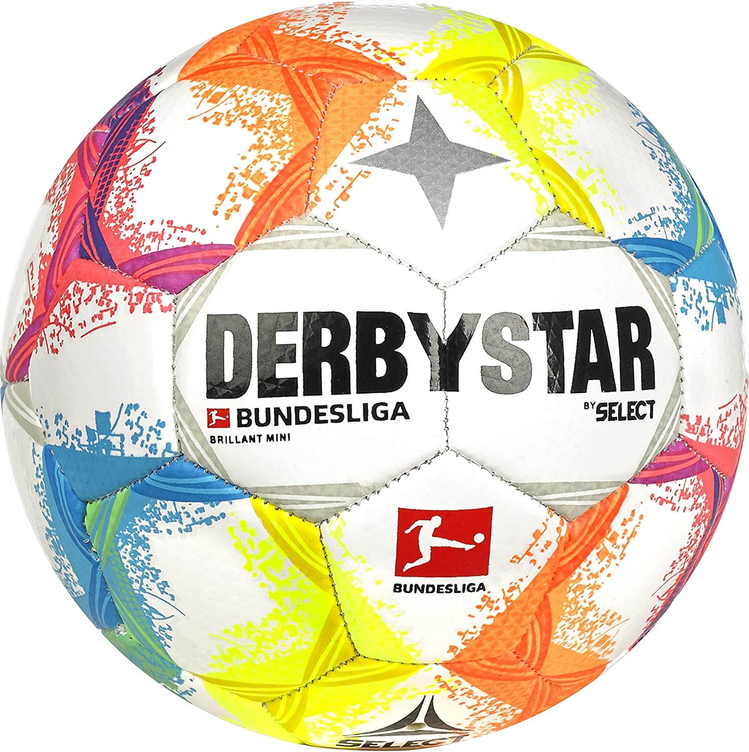 Select 2022-23 Derbystar Bundesliga Mini Ball - White-Multicolor (Front)
