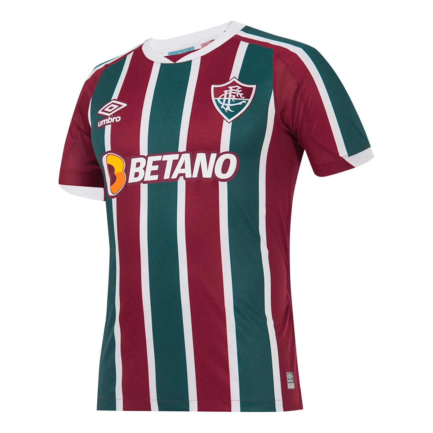 Umbro 2022-23 Fluminense Home Jersey - Green-Red (Diagonal - Front)