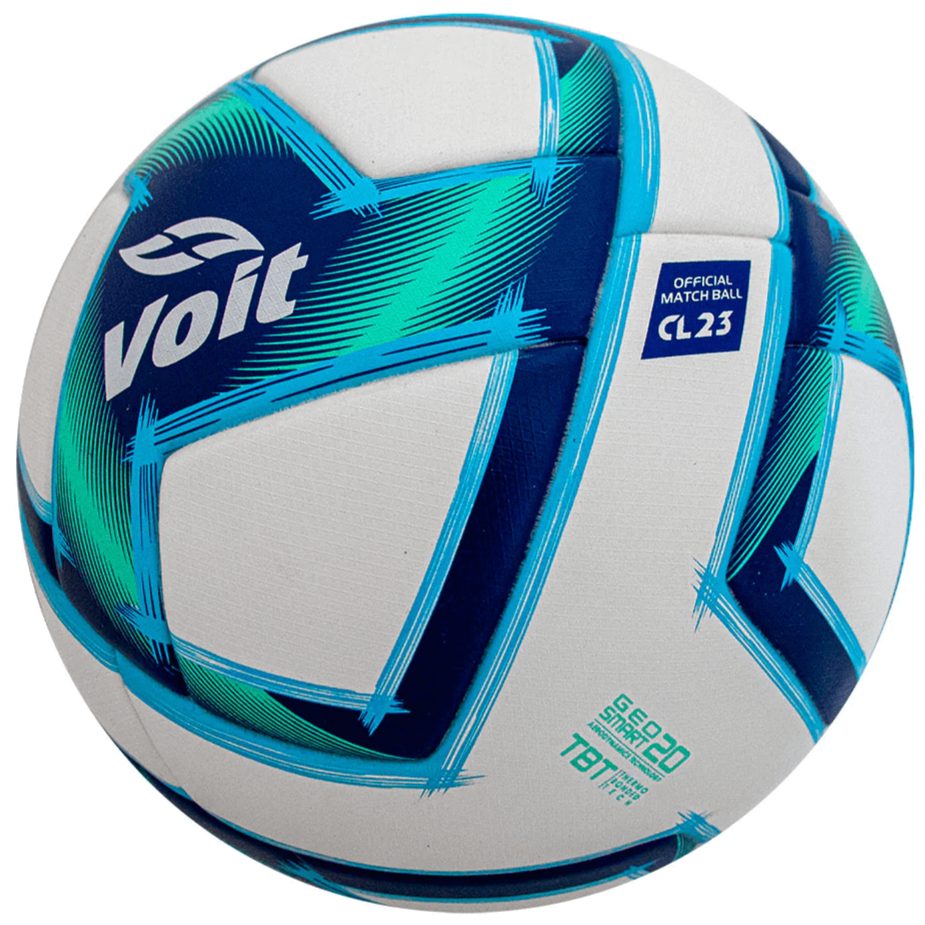 Voit Fundacion Clausura 2023 Official Match Ball - White-Blue (Back)