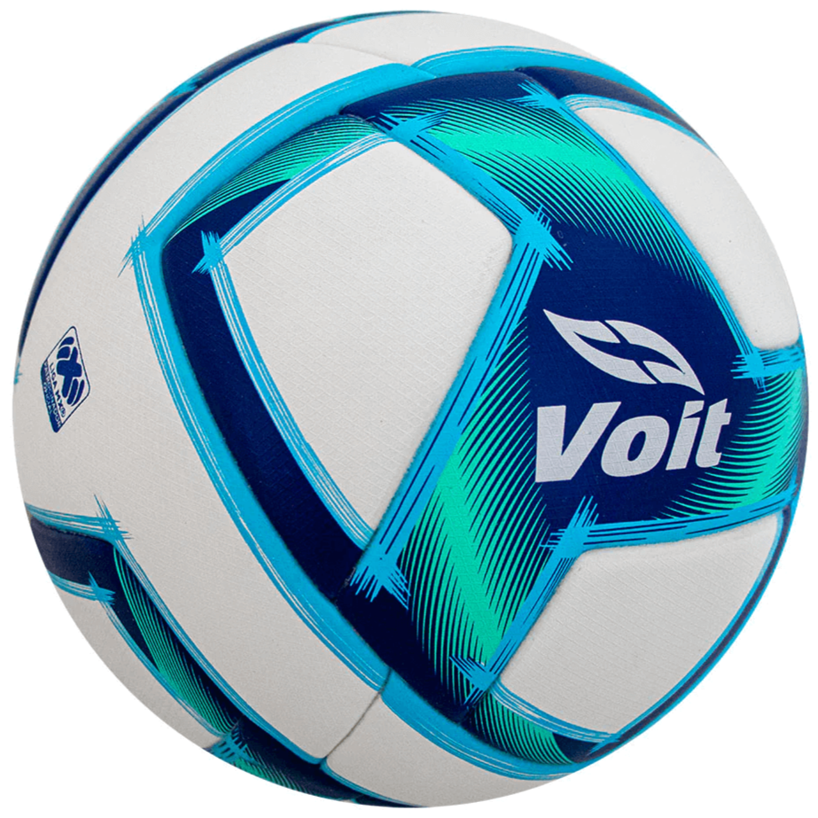 Voit Fundacion Clausura 2023 Official Match Ball - White-Blue (Side)