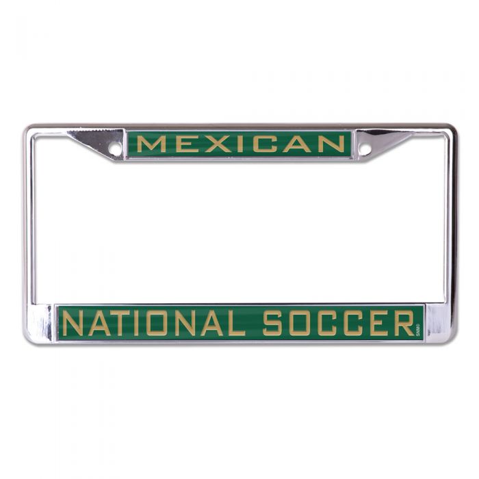Wincraft Mexico License Plate SL Frame - Green-Gold (Front)
