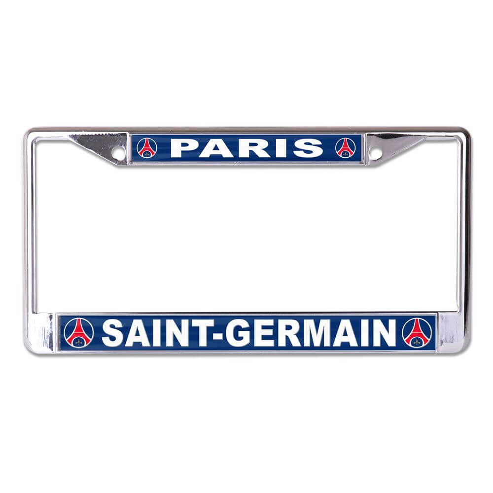 Wincraft PSG License Plate Frame - Blue-Chrome (Front)