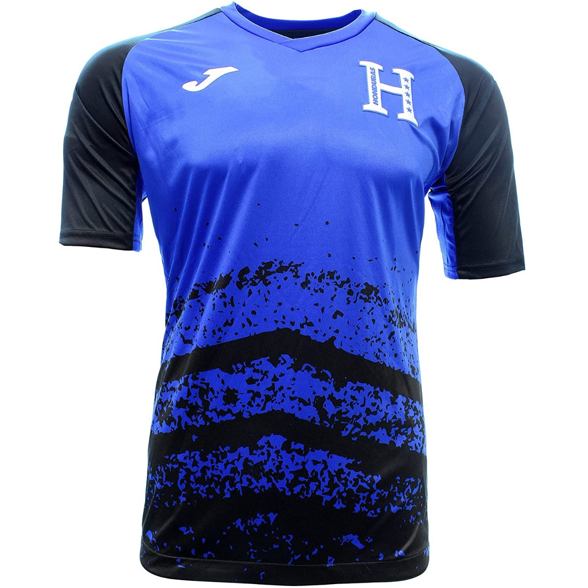 Joma 2021-22 Honduras Away jersey - Black-Royal (Front)