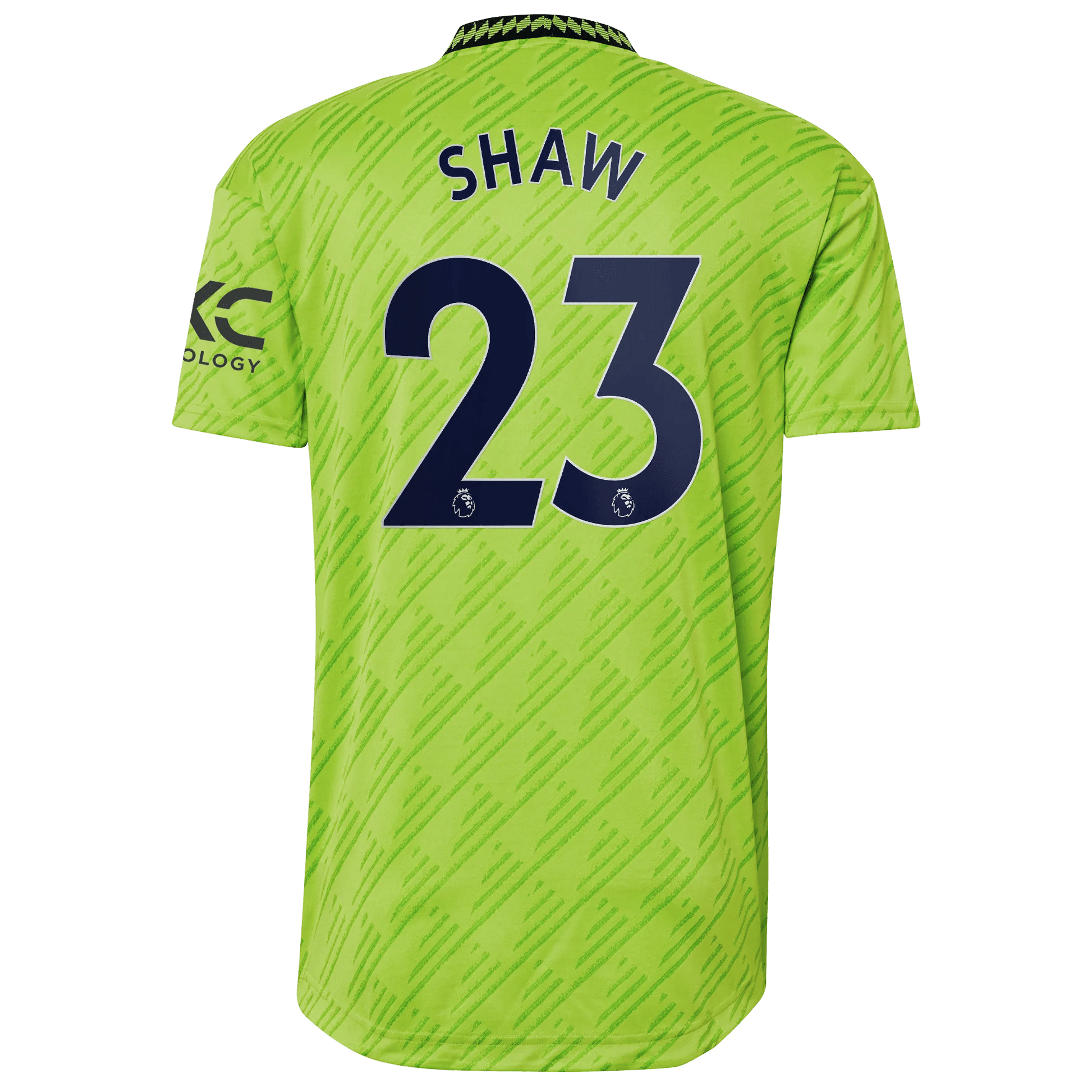 adidas 2022-23 Manchester United Authentic Third Jersey - Solar Slime