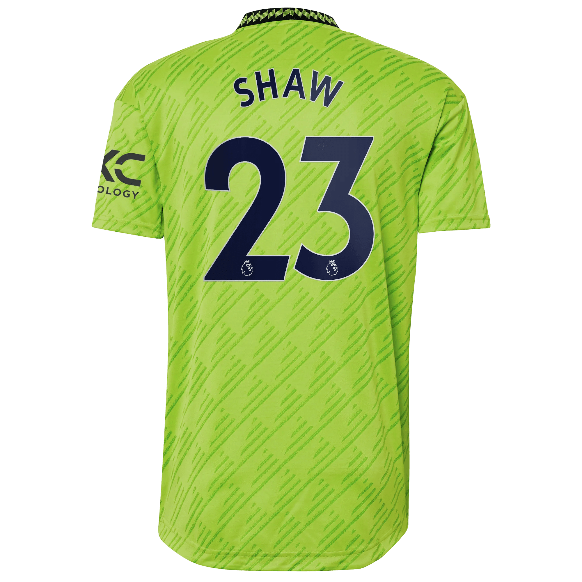 adidas 2022-23 Manchester United Authentic Third Jersey - Solar Slime