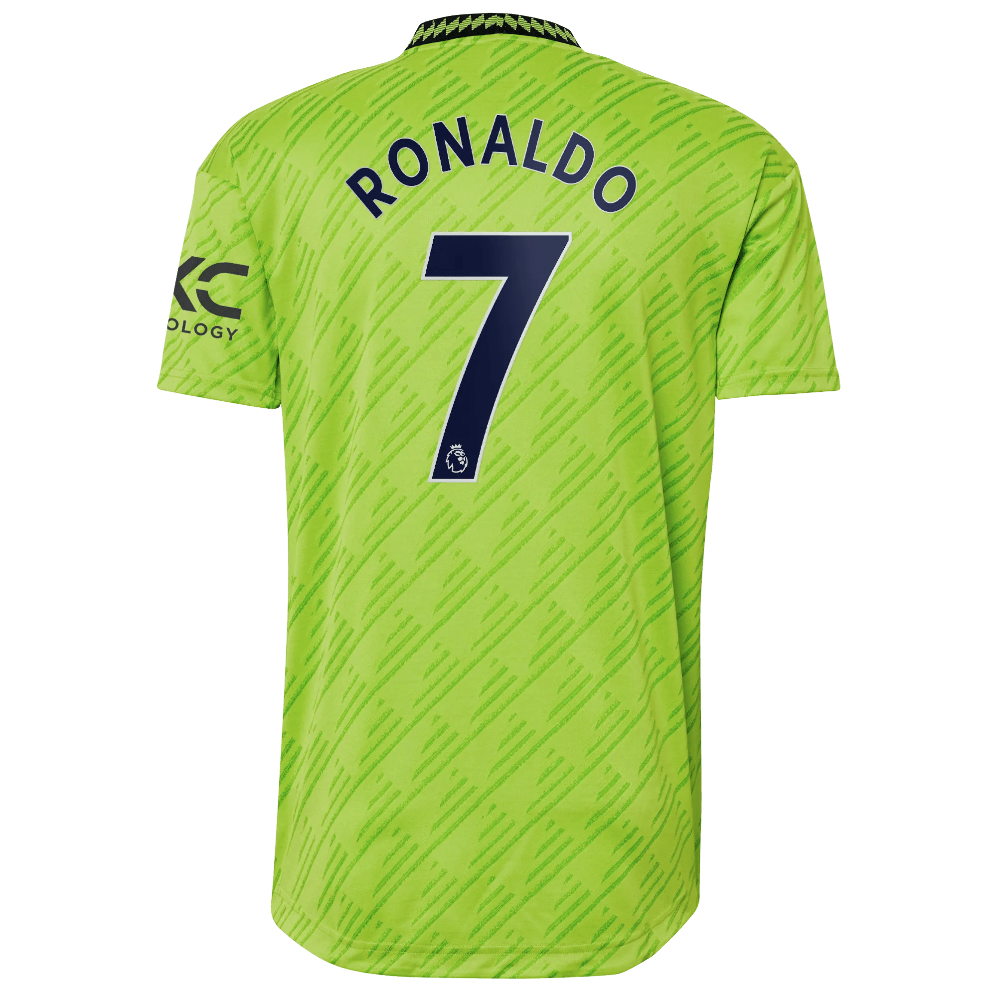 adidas 2022-23 Manchester United Authentic Third Jersey - Solar Slime