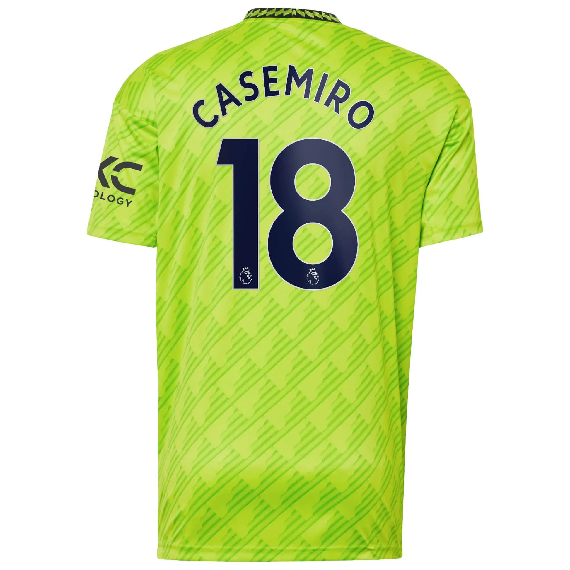 adidas 2022-23 Manchester United Third Jersey - Solar Slime