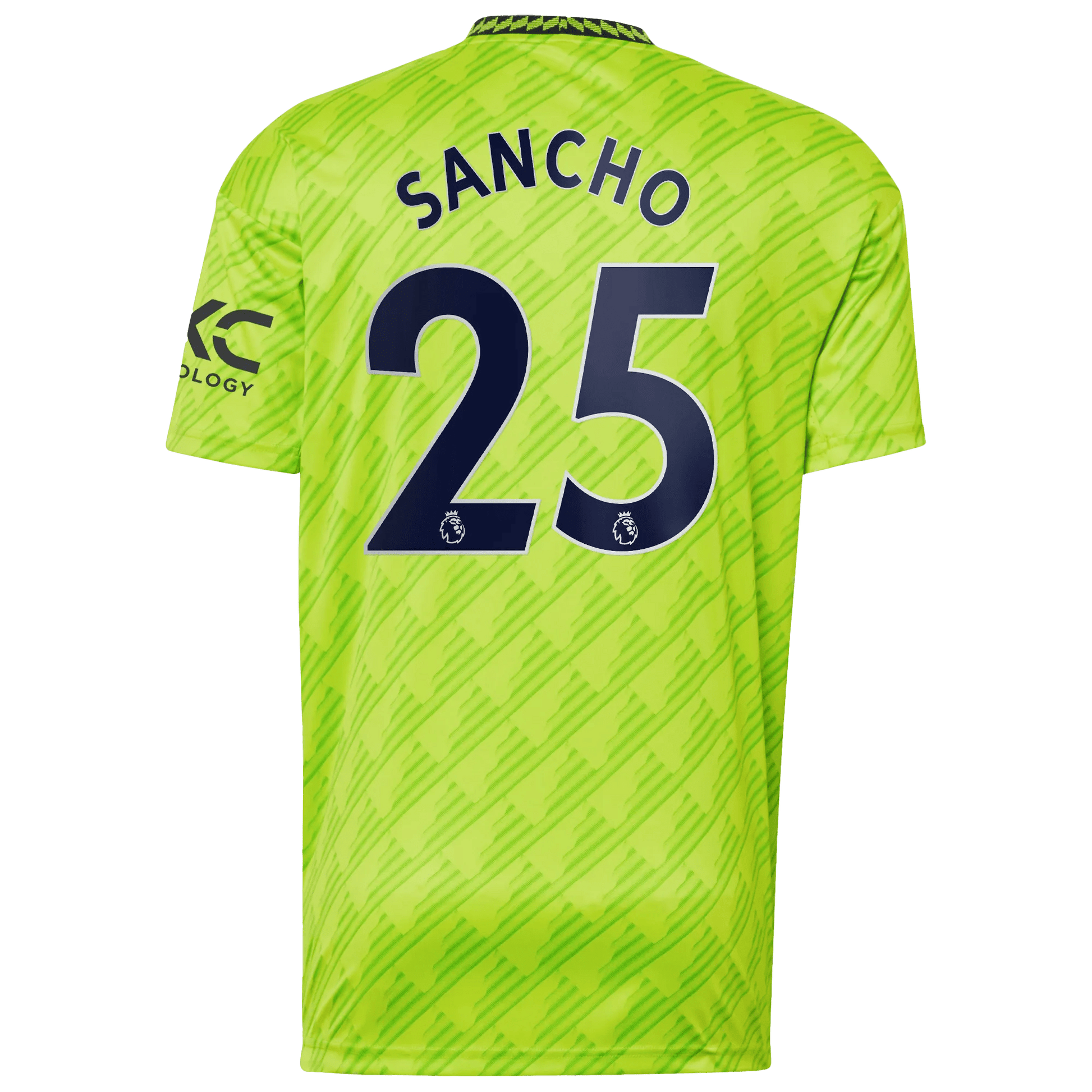 adidas 2022-23 Manchester United Third Jersey - Solar Slime