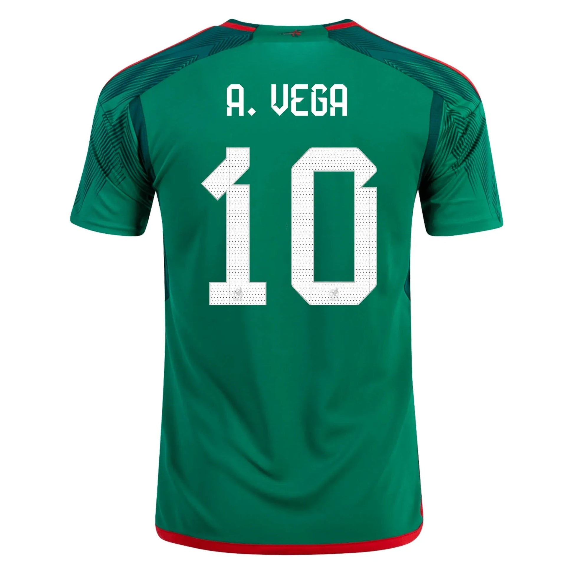 adidas 2022-23 Mexico Youth Home Jersey - Green-Red