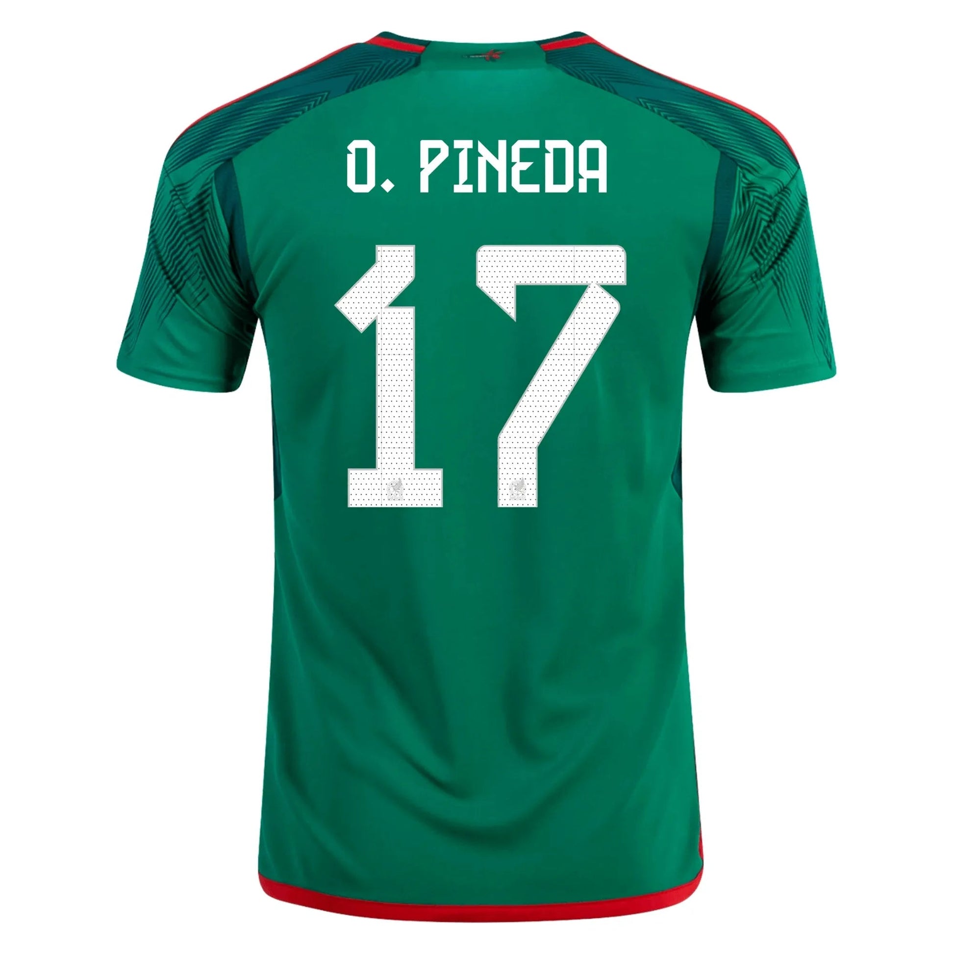 adidas 2022-23 Mexico Youth Home Jersey - Green-Red