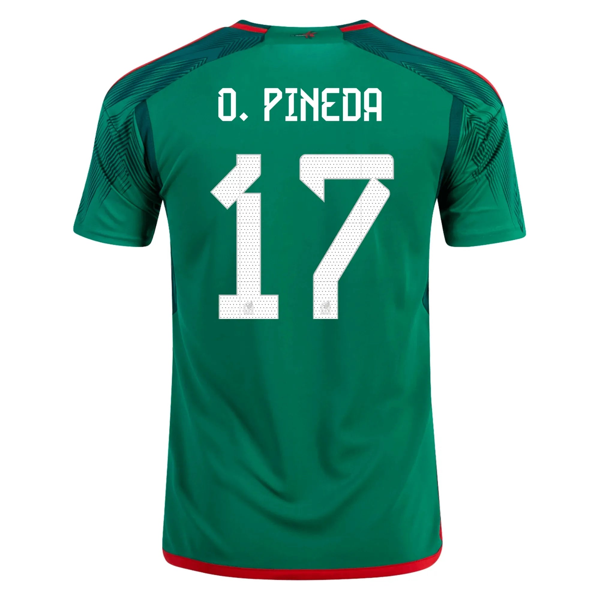 adidas 2022-23 Mexico Youth Home Jersey - Green-Red