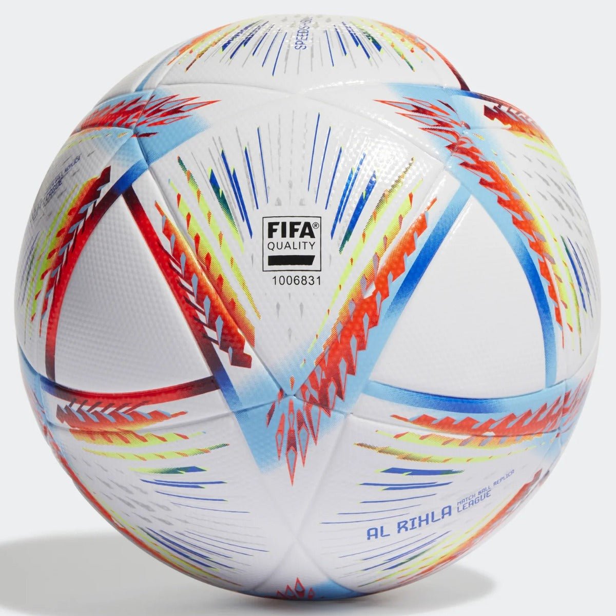 adidas 2022 World Cup Al Rihla League Soccer Ball - White-Panton