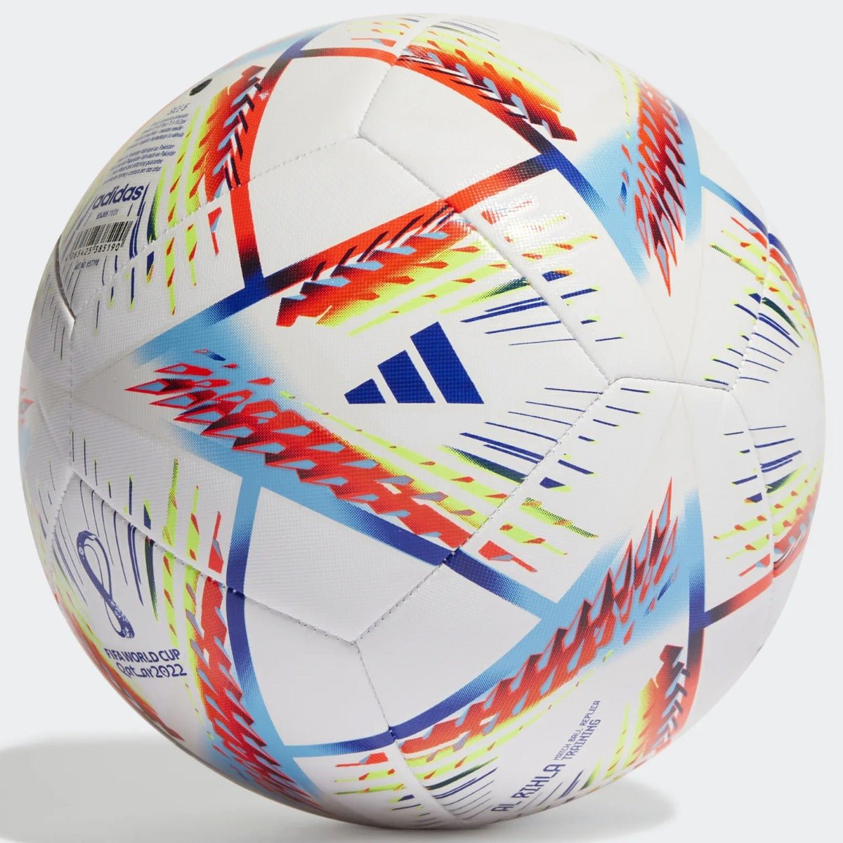 adidas 2022 World Cup Rihla Training Ball - White-Multi (Front)