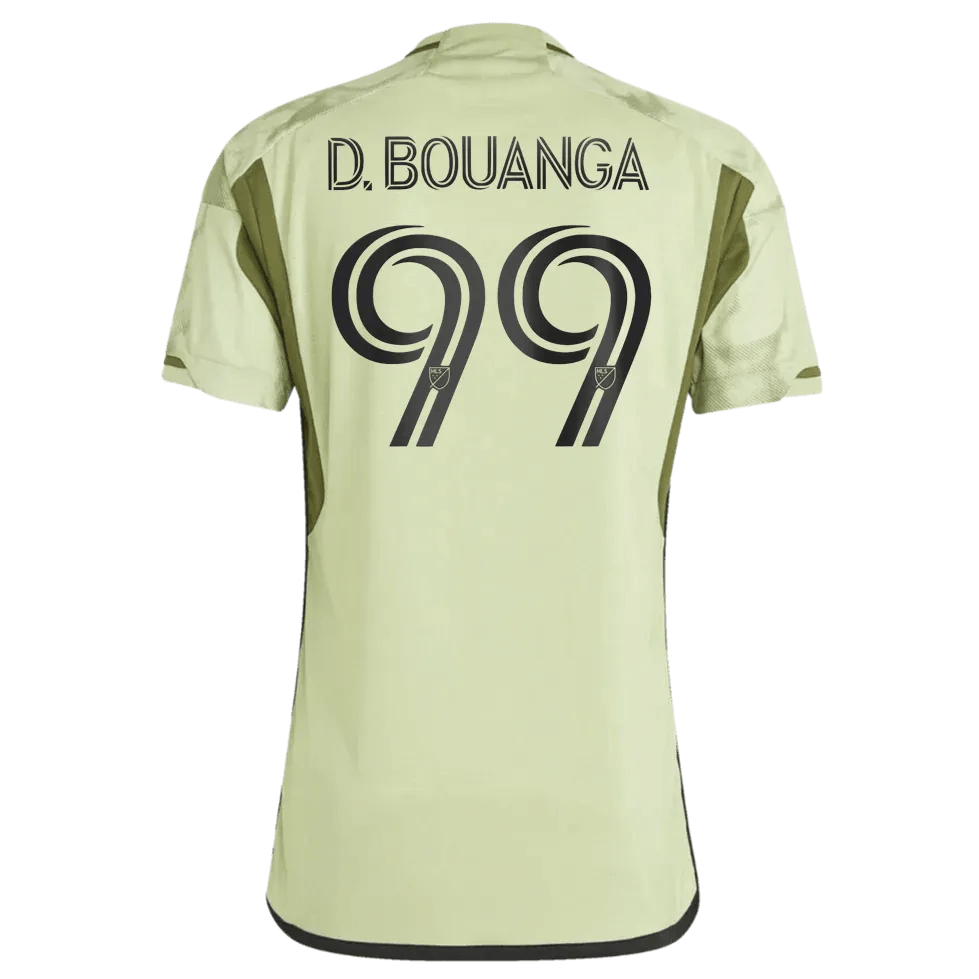 adidas 2023-24 LAFC Authentic Away Jersey - Magic Lime-Tent Green