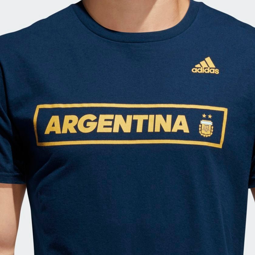 adidas Argentina Scoreboard Tee- Navy