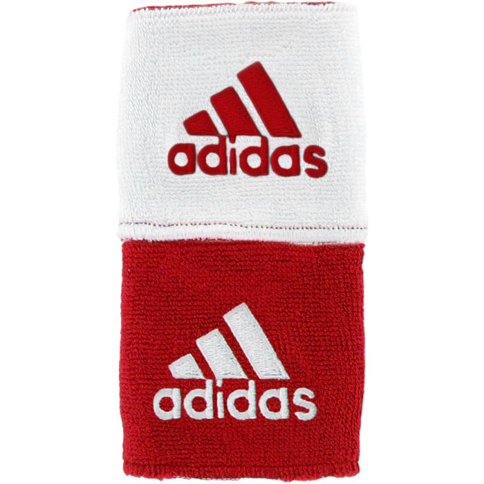 adidas Interval Reversible Wristband  Red/White (Both Sides)