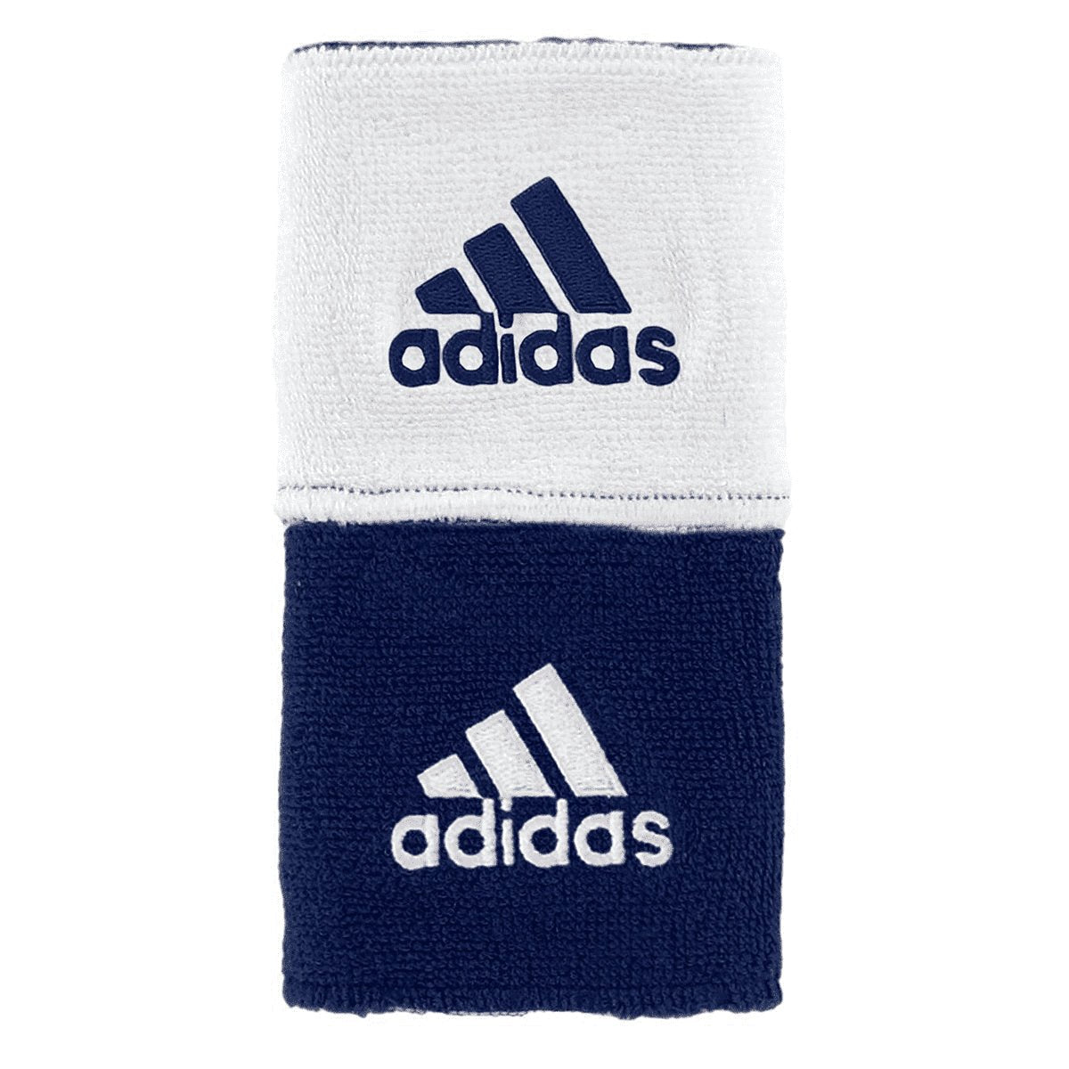 adidas Interval Reversible Wristband  Navy/White (Both Sides)