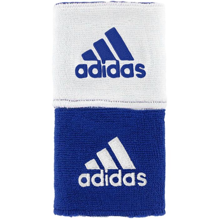 adidas Interval Reversible Wristband  Royal Blue/White (Both Sides)