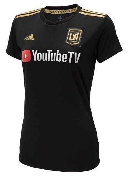 adidas LAFC Home Womens Jersey 2018 - Black/Gold