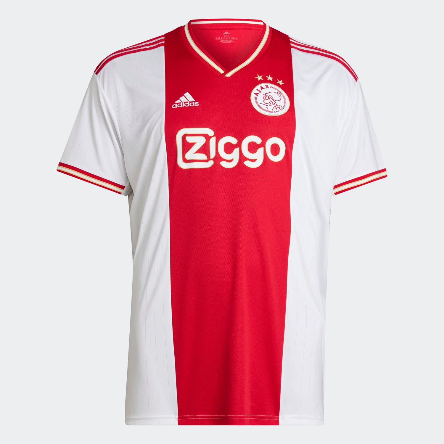 adidas 2022-23 Ajax Home Jersey - Red-White (Front)