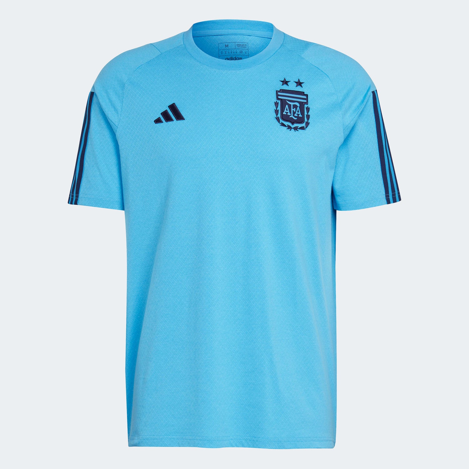 adidas 2022-23 Argentina Tiro Tee - Pulse Blue (Front)