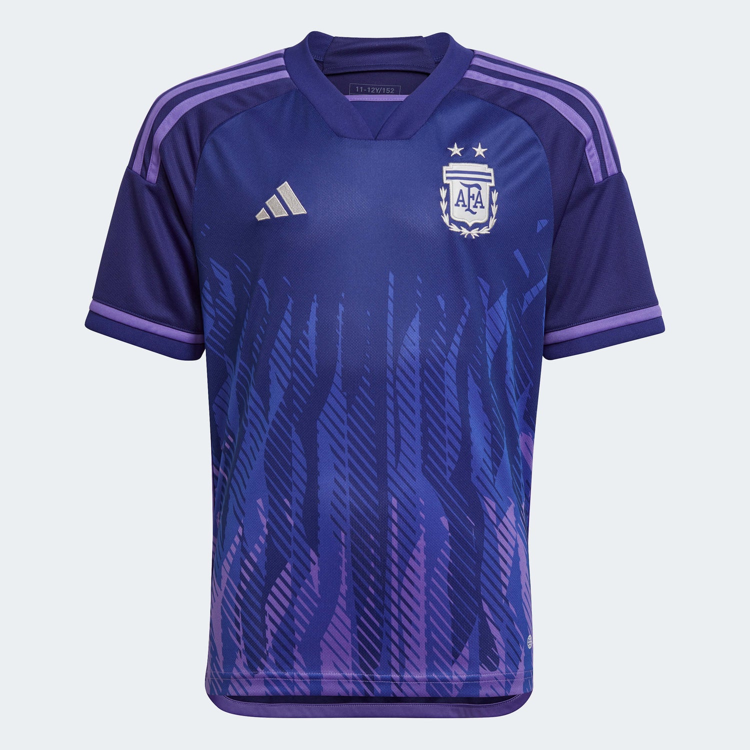 adidas 2022-23 Argentina Youth Away Jersey Indigo-Purple (Front)