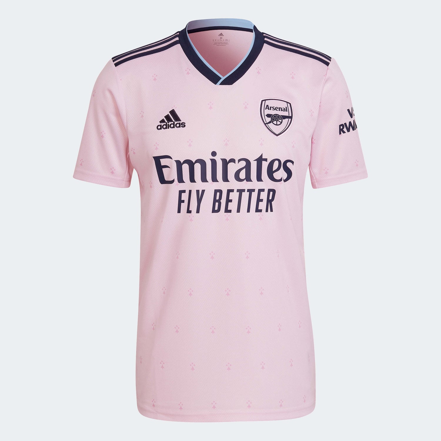 adidas 2022-23 Arsenal Third Jersey - Clear Pink (Front)