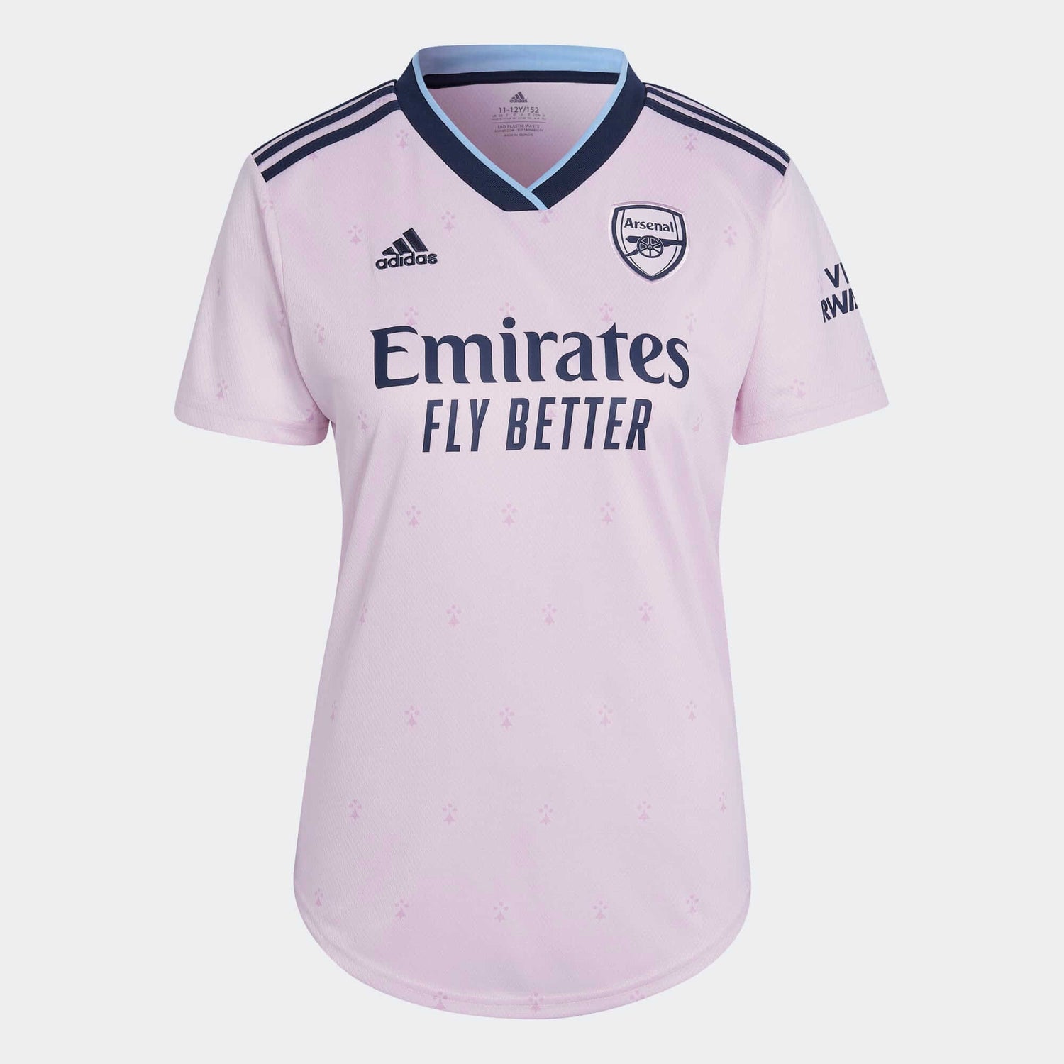 adidas 2022-23 Arsenal Women's Third Jersey - Clear Pink (Front)