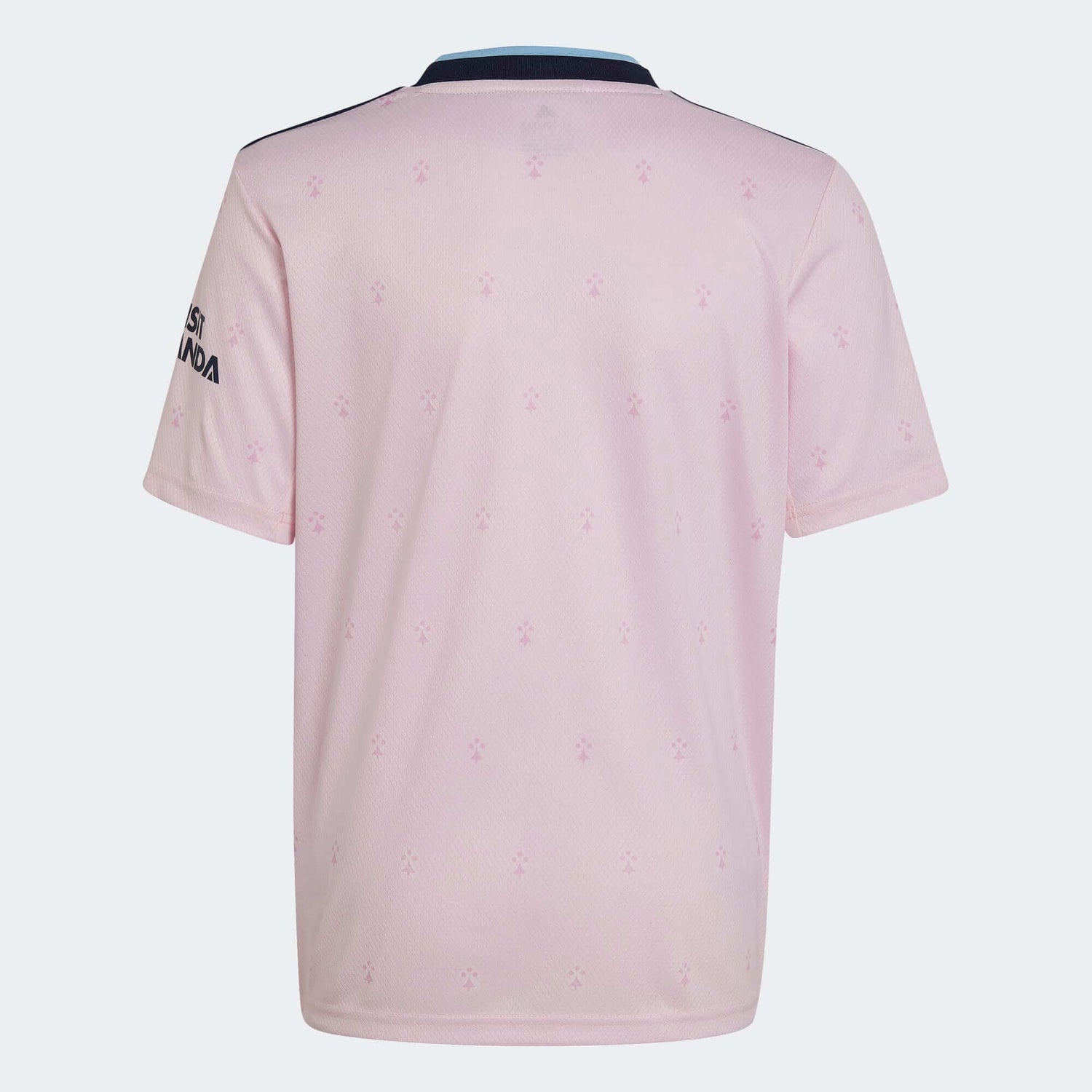 adidas 2022-23 Arsenal Youth Third Jersey - Clear Pink (Back)