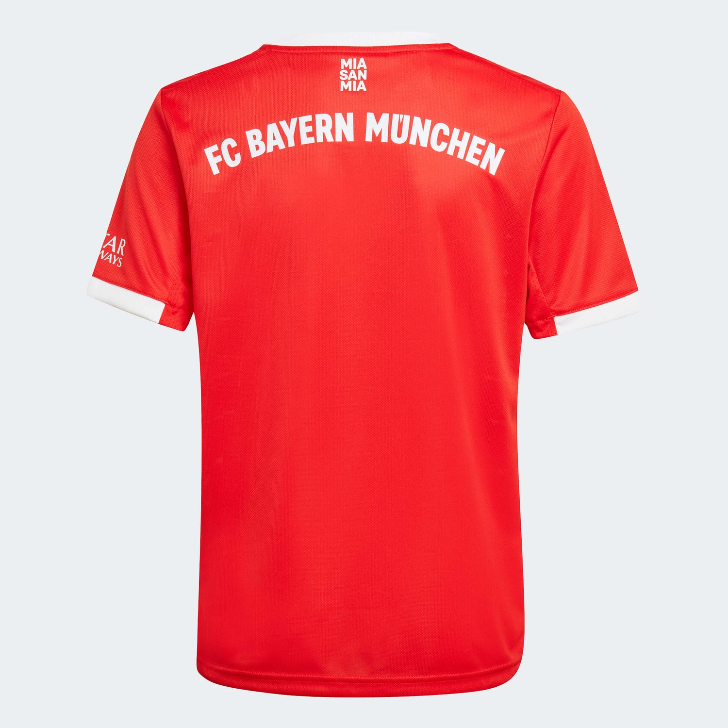 adidas 2022-23 Bayern Munich Youth Home Jersey - Red-White (Back)