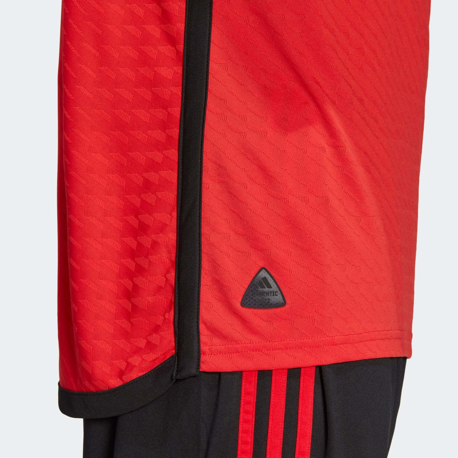 adidas 2022-23 Belgium Authentic Home Jersey - Red-Black (Detail 3)